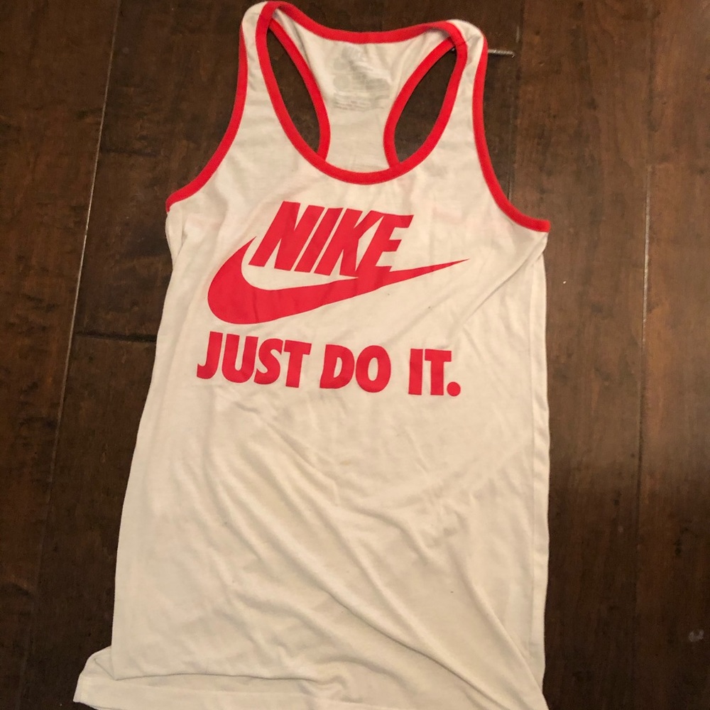 Nike tank top retro vintage Small red
